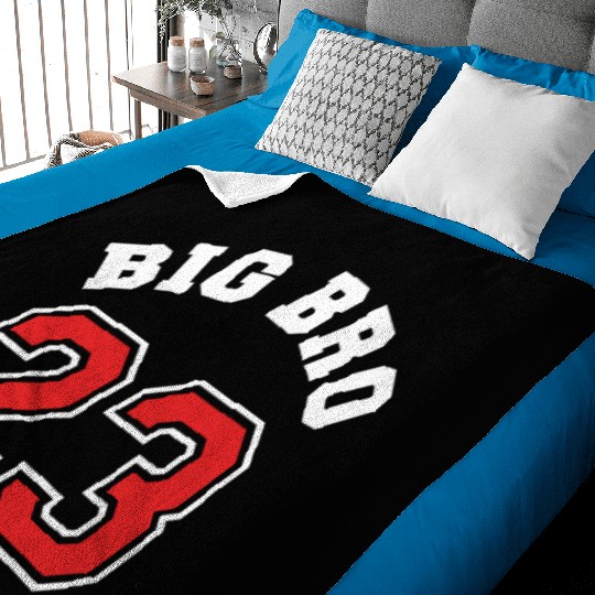 Big Bro 2023 Big Brother Baby Pregnancy Birth Boy Baby Blankets