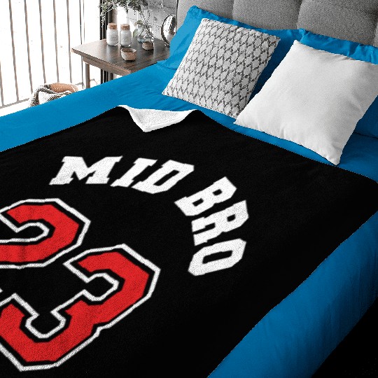 Mid Bro 2023 - Middle Brother Baby Birth Boy Baby Blankets