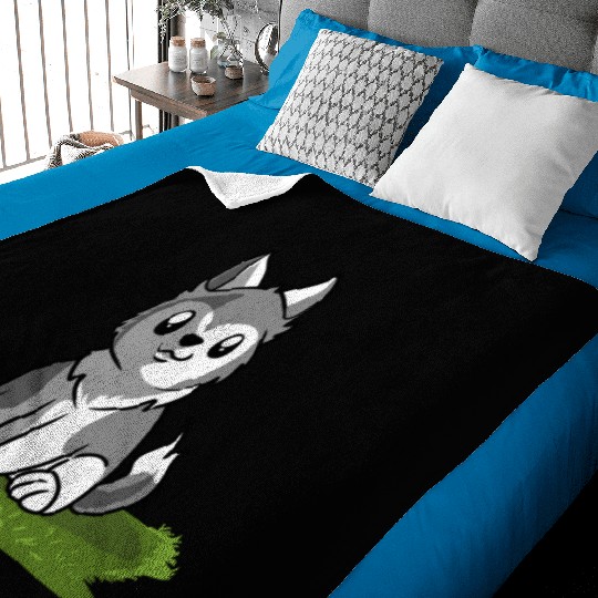 Wolf Baby Blankets