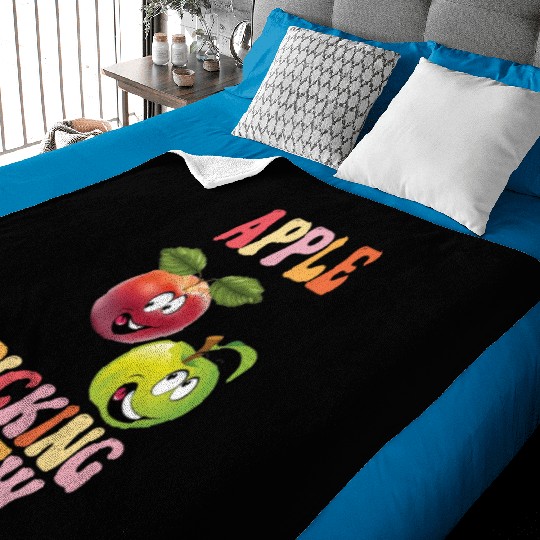 Apple Picking Crew Apple Picking Outfit Apple Baby Blankets