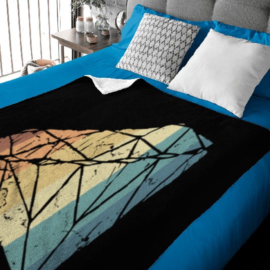 Vintage Diamond Gemstone Jewelry Jeweler Coral Baby Blankets