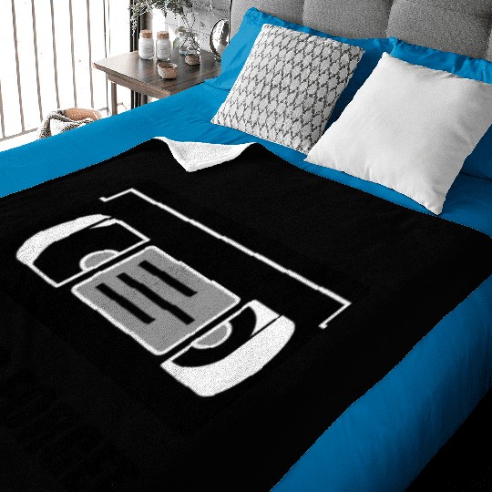 VHS Cassette Tape Never Forget Baby Blankets