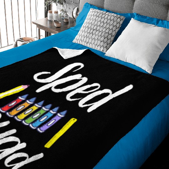 SPED Squad Special Education Teacher Baby Blankets