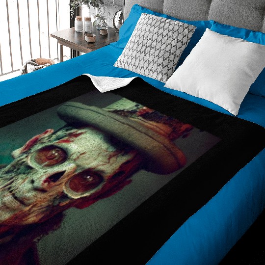 Cowboy Zombie Baby Blankets