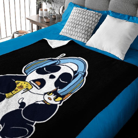 snack, slice, crust, cheese, song, pet, animals Baby Blankets