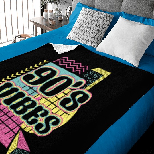 90s Disco Lover 1990s Retro Baby Blankets