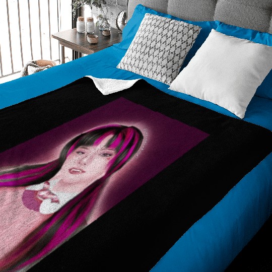 Yeji Itzy Draculaura Monster High Baby Blankets