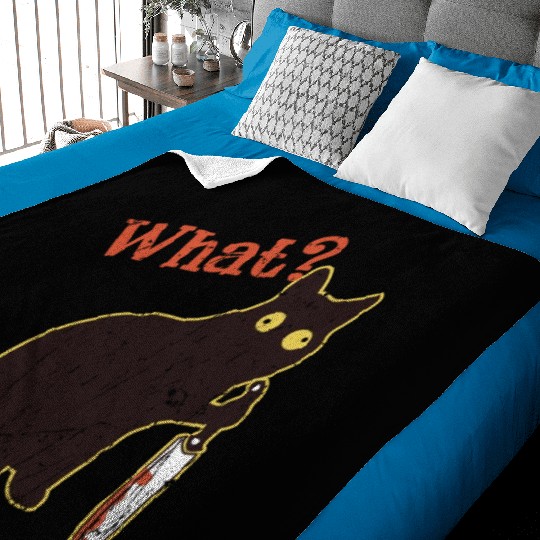 What - cat owner Baby Blankets
