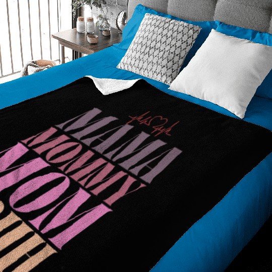 mama mommy mom bruh Baby Blankets