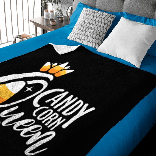 Candy Corn Queen Funny Halloween Costume Gift Baby Blankets