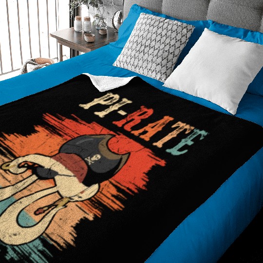 Pirate Pi Symbol 3.14 Math Lover Baby Blankets