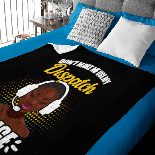 Don't Make Me Use My Funny African American Baby Blankets