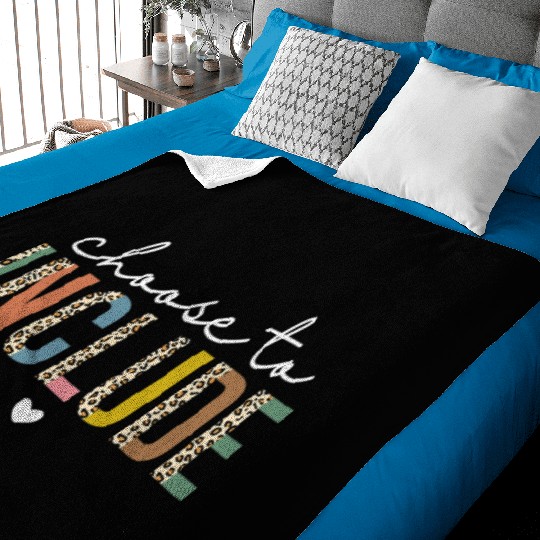 Choose To Include Special Education Teacher Baby Blankets