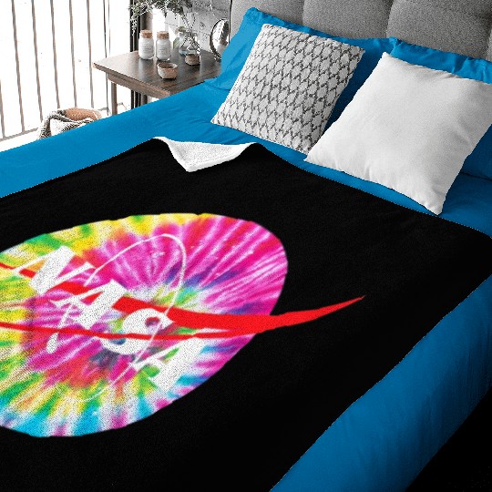NASA Tie Dye Baby Blankets
