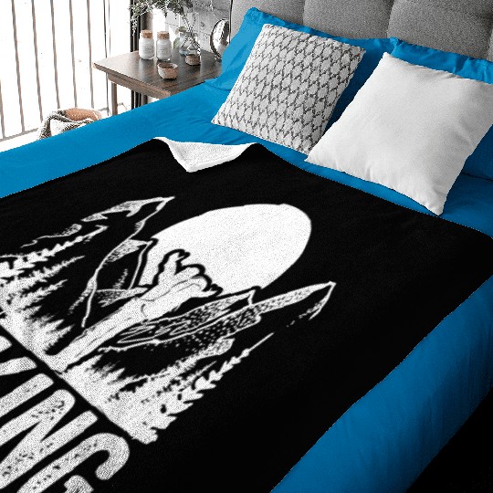 Hiking Go Mountaineering Hiking Tour Hiking Day Baby Blankets