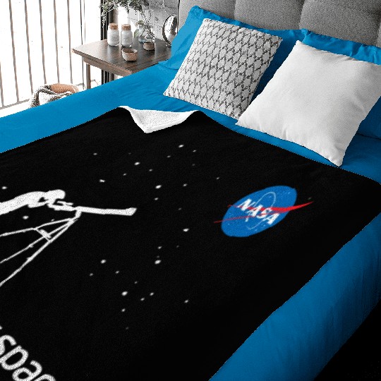 NASA I Love My Space Telescope Galaxy Baby Blankets
