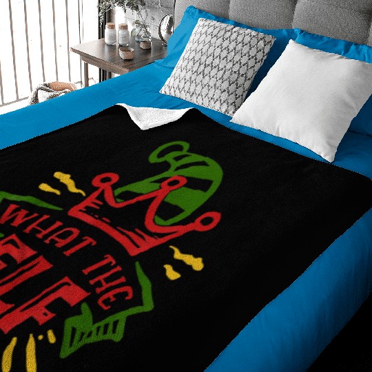 What The Elf Group Matching Family Christmas Gift Baby Blankets