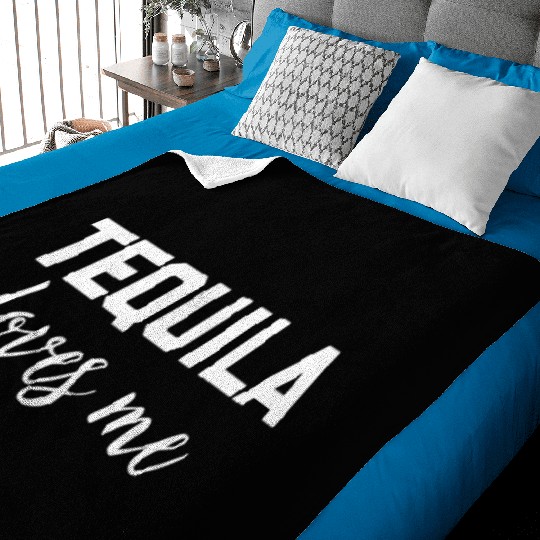 Tequila Loves Me Baby Blankets