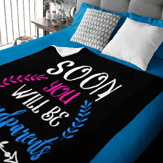 We Will Soon Become Grandparents, Be Grandparents Baby Blankets