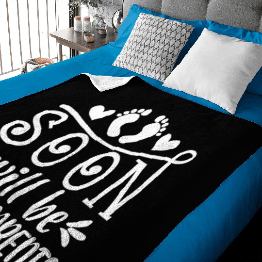 You Will Soon Become Grandparents. Grandma Grandpa Baby Blankets