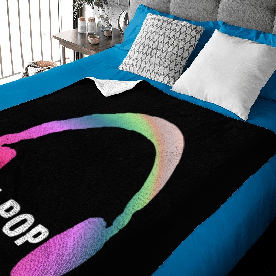 Kpop Merch Korean Pop Music K-Pop Style Headphones Baby Blankets