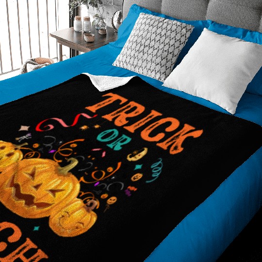 Trick Or Teach Halloween Teacher Life Baby Blankets