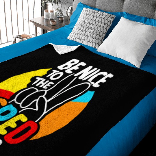 Be Nice To The Sped Teacher Special Education Cute Baby Blankets