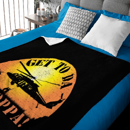 Get To Da Choppa Baby Blankets