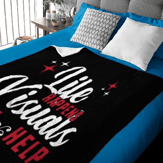 Sped Teacher Aba Therapy Life Happens Visuals Help Baby Blankets