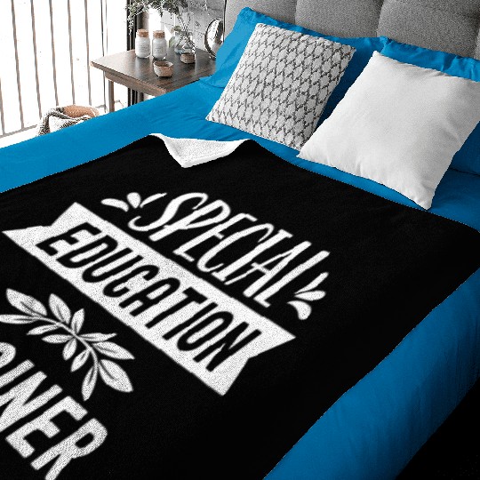 Special Education Trainer Awareness Sped Teacher Baby Blankets