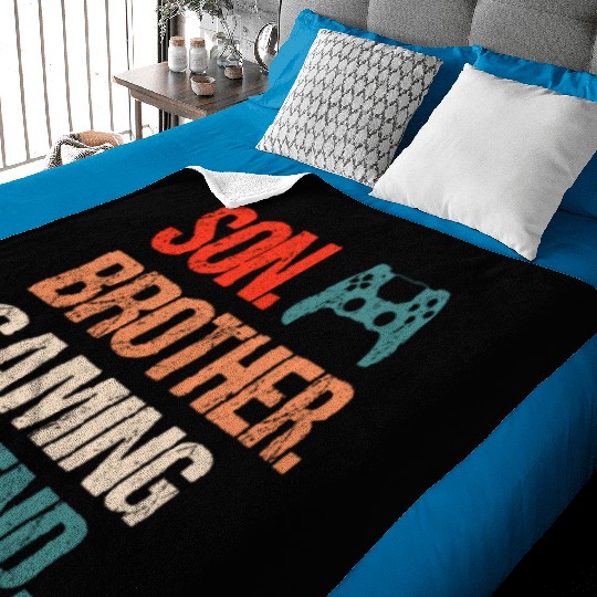 Son brother gaming legend gamer gift boy Baby Blankets