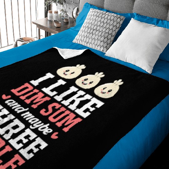 Funny Dim Sum Lover Dumpling Chinese Food Baby Blankets