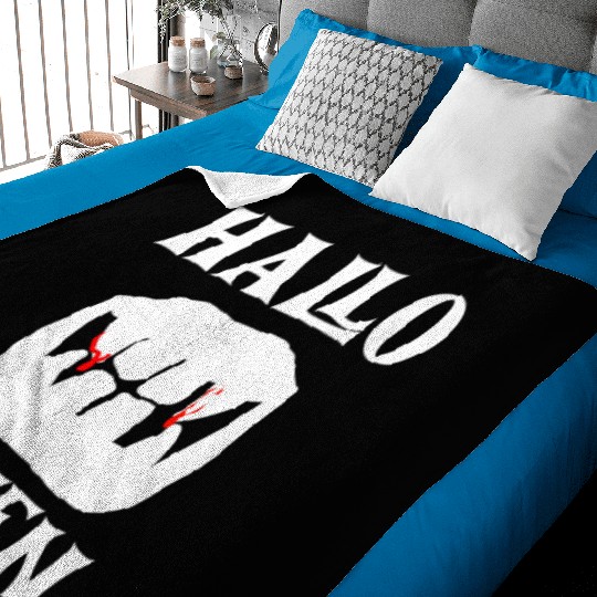 Mouth of a vampire - halloween Baby Blankets