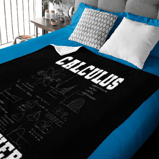 Funny Calculus Teacher Mathematics Joke Humor Math Baby Blankets