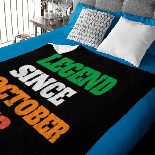 Legend Since October 1962 60th Birthday Baby Blankets