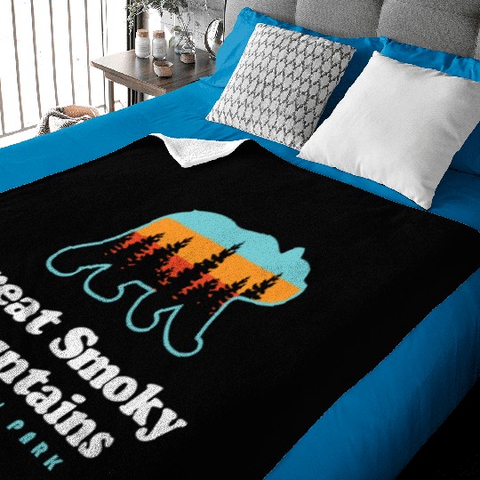 Great Smoky Mountains Bear Great Smoky Mountains Baby Blankets