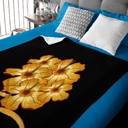 Autumn Flower Baby Blankets