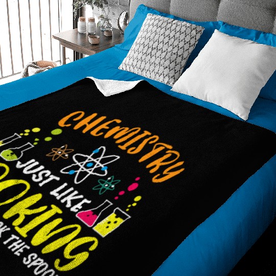 Chemistry Cooking Baby Blankets