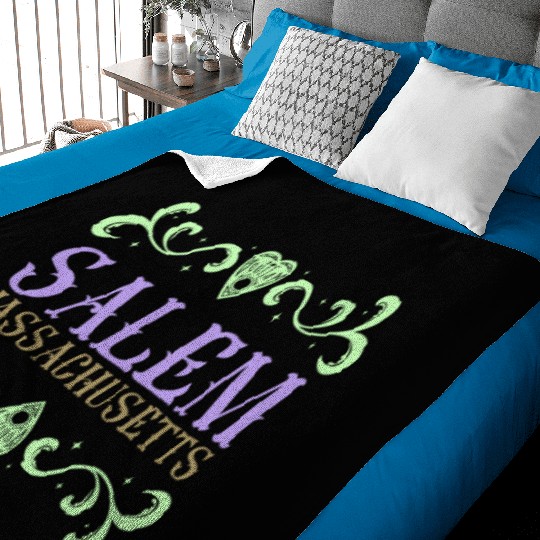 Salem Massachusetts Ouija Love Baby Blankets