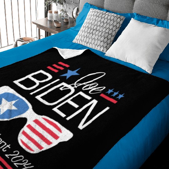 Joe Biden For President 2024 Baby Blankets