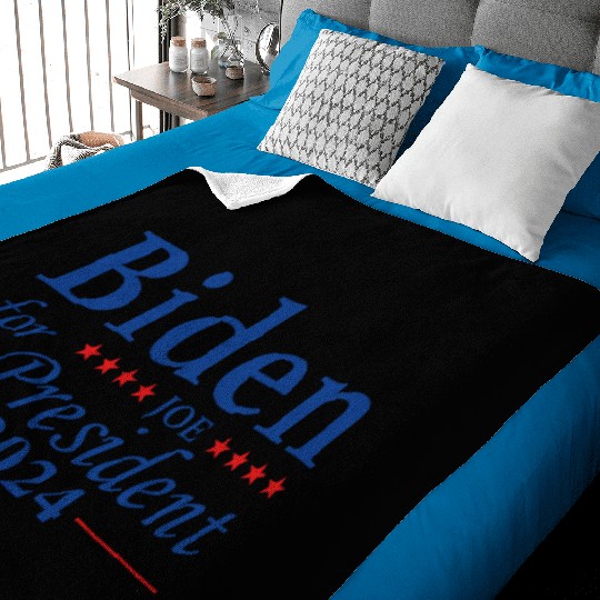 Joe Biden For President 2024 Baby Blankets
