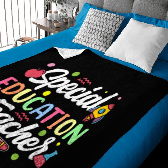 Special Education Teacher Cute Sped Awareness Baby Blankets