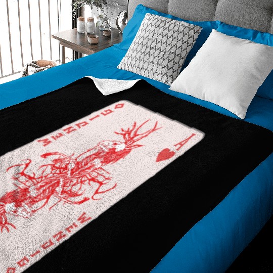 Folk Creature Wendigo Card Halloween Cryptid Baby Blankets