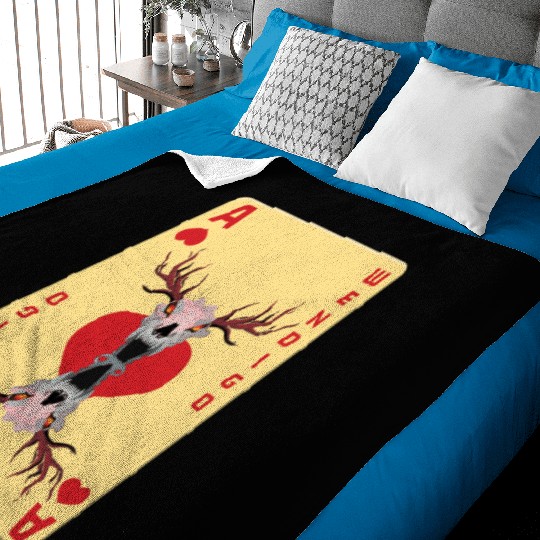 Folk Creature Card Wendigo Halloween Cryptid Baby Blankets