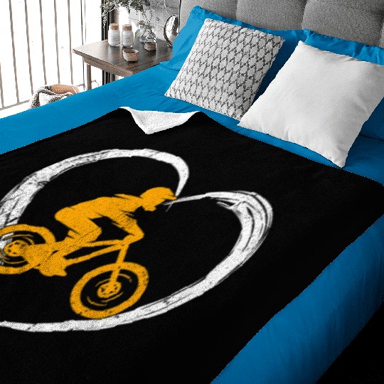 mountain bike love Baby Blankets
