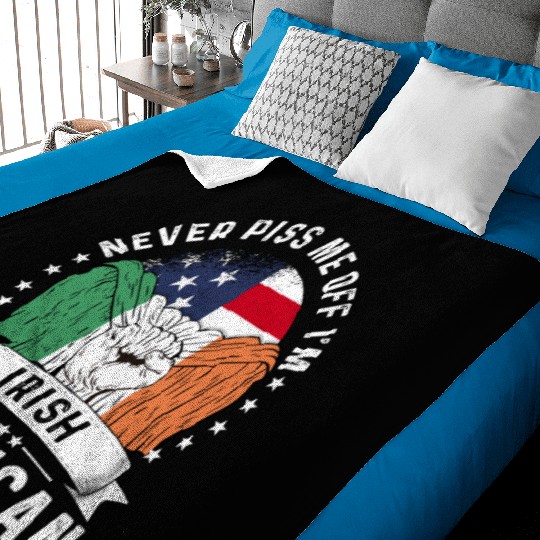 Ireland American Country Heritage Flags Baby Blankets