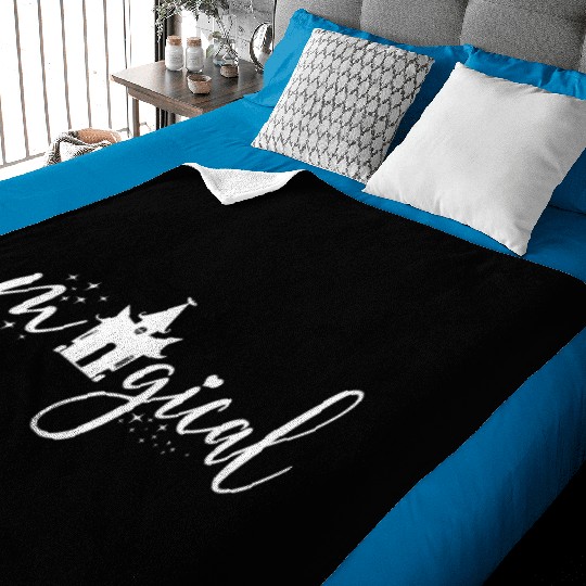 Halloween, Flying witch, Horror House Baby Blankets