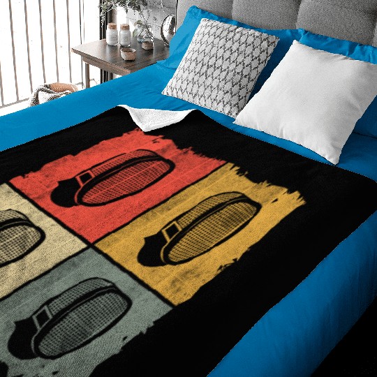 Fencing Masks Fence Vintage Fencer Baby Blankets