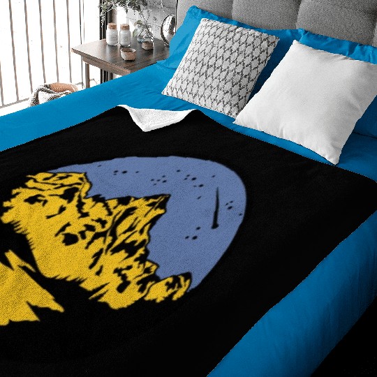 Nature Lover Midnight Sky Hiking Camping Outdoor Baby Blankets