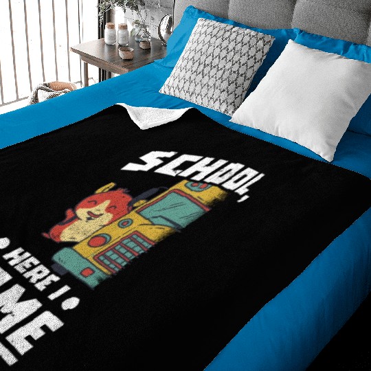 Children school school bus enrollment Baby Blankets